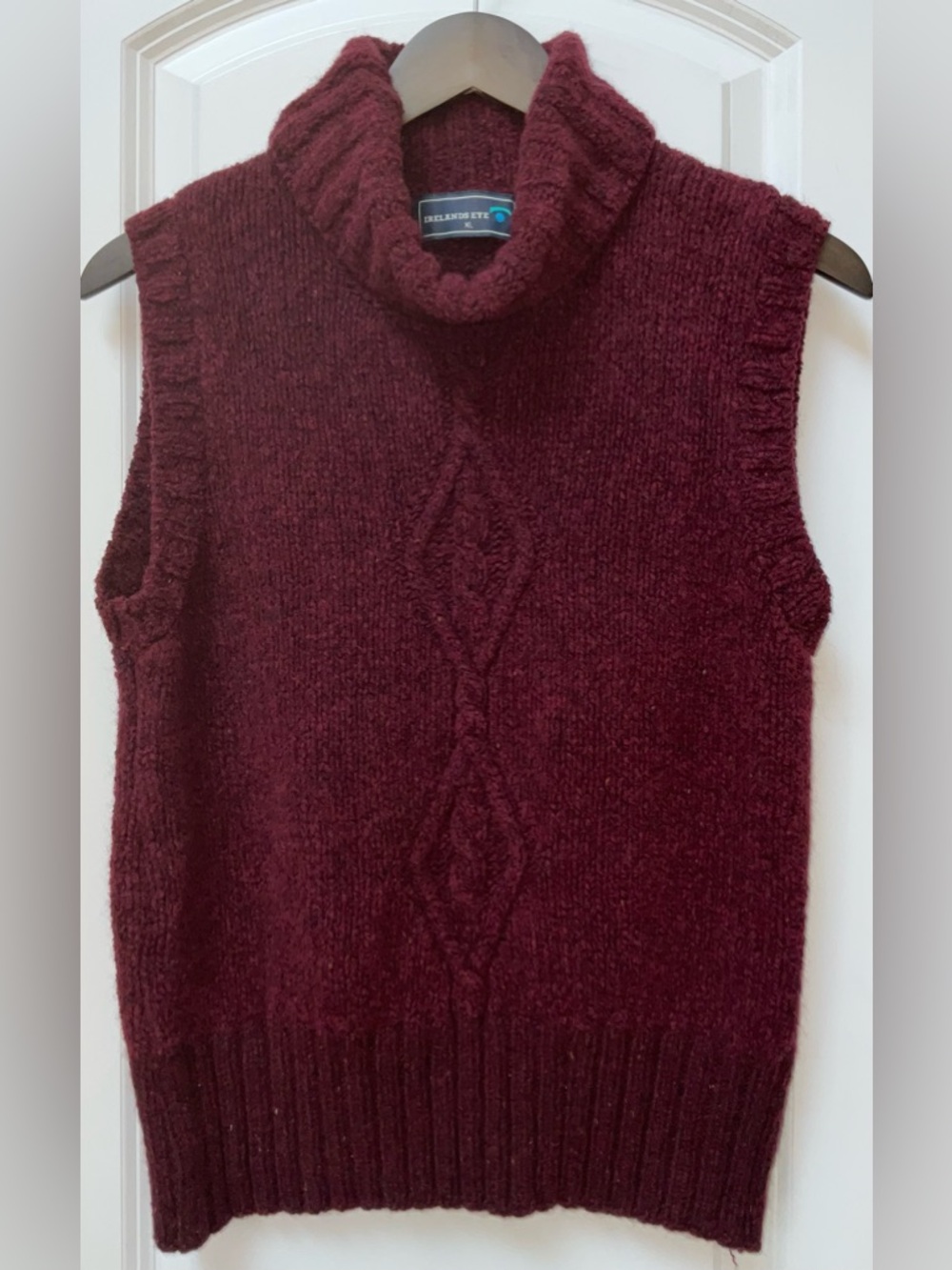 Irelands Eye Sleeveless Turtleneck Sweater